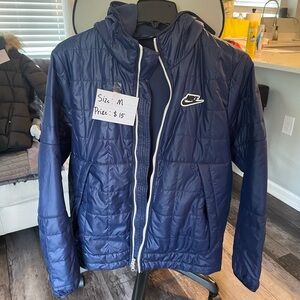 Nike Navy Quilted Jacket